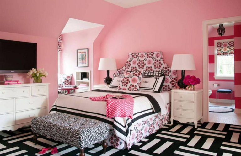 Ideas de decoración para habitaciones rosas - DecoHabitaciones.com