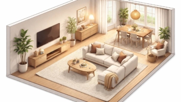 Cómo distribuir un salón rectangular: 5 planos fáciles para evitar el efecto pasillo