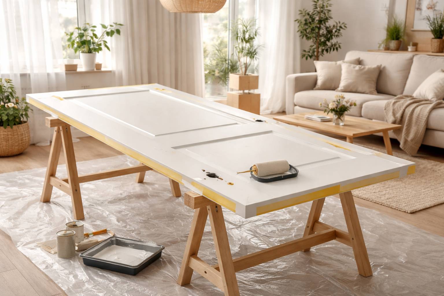 Cómo pintar puertas interiores sin lijar: materiales, pasos y trucos para un resultado profesional