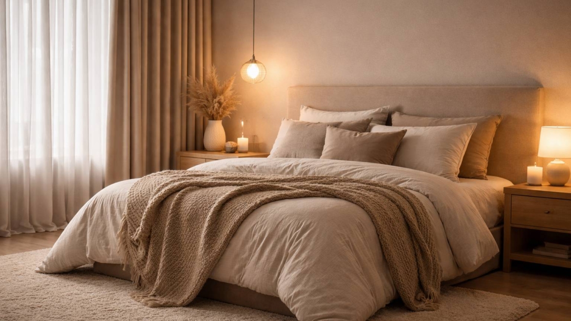 Decoración sensorial: aromas, texturas y sonido para crear un dormitorio realmente relajante