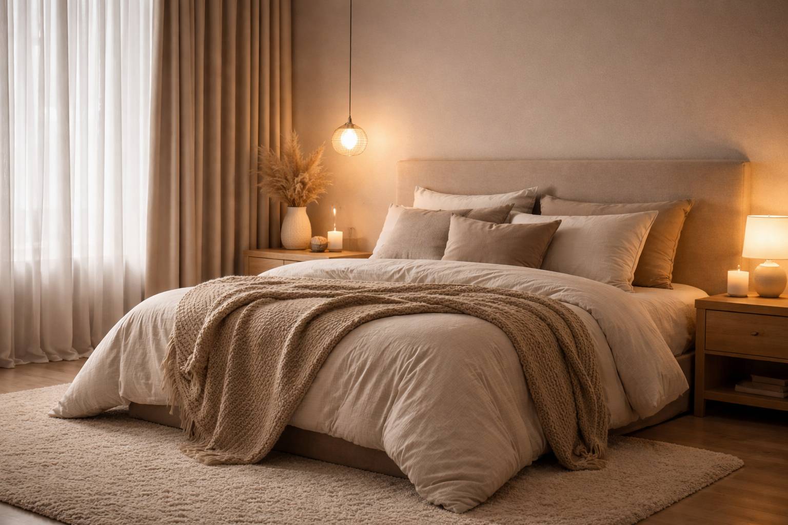 Decoración sensorial: aromas, texturas y sonido para crear un dormitorio realmente relajante