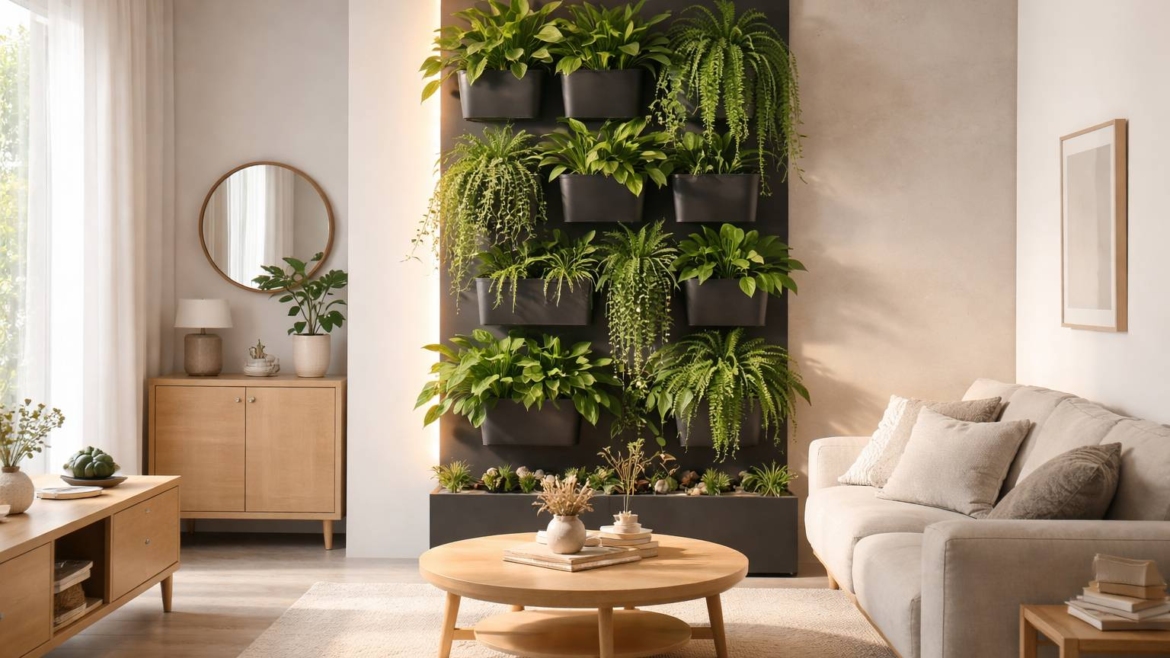 Jardín vertical en casa: opciones con y sin riego para paredes pequeñas (y errores a evitar)