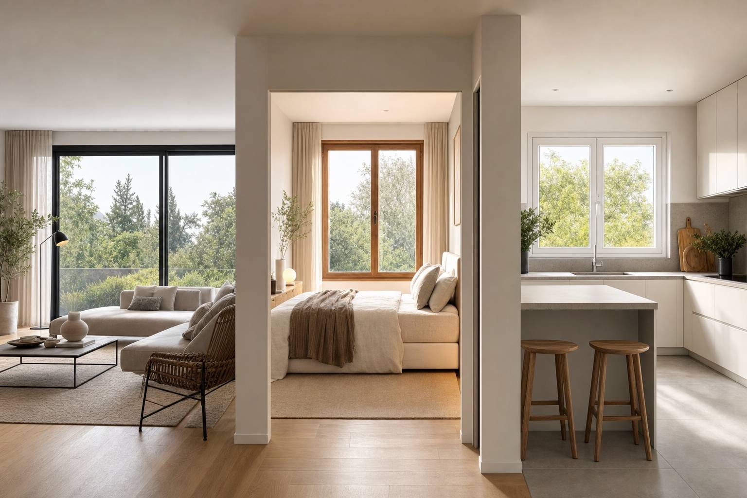 Ventanas de PVC, aluminio o madera: cuál elegir según el estilo de cada habitación